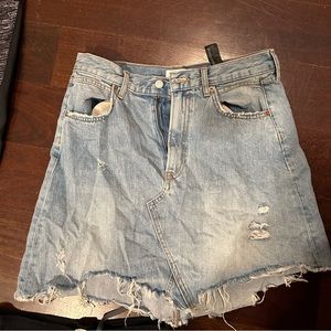 Zara denim skirt
